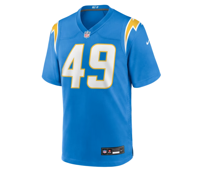 Evan Svoboda Los Angeles Chargers Nike Team Game Jersey Powder Blue