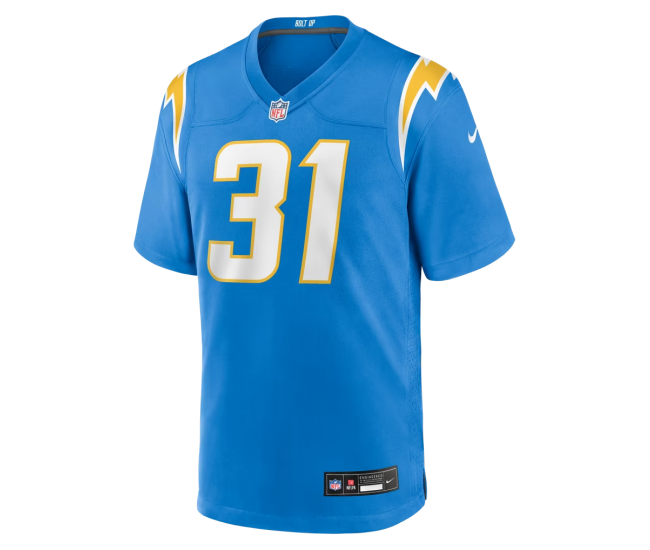 Greg Desrosiers Jr. Los Angeles Chargers Nike Team Game Jersey Powder Blue