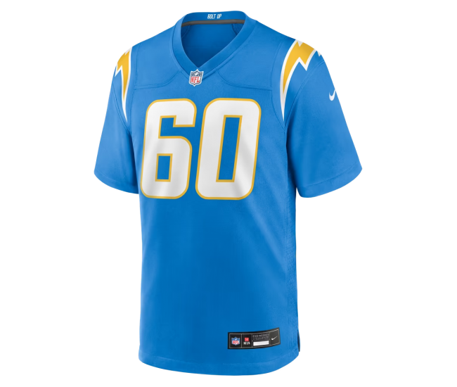 Jacob Spomer Los Angeles Chargers Nike Team Game Jersey Powder Blue