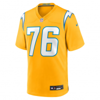 Joe Alt Los Angeles Chargers Nike Alternate Charger Power Game Player Jersey Gold