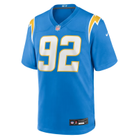 Justin Eboigbe Los Angeles Chargers Nike Team Game Jersey Powder Blue