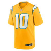 Justin Herbert Los Angeles Chargers Nike Alternate Charger Power Game Player Jersey Gold