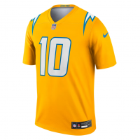 Justin Herbert Los Angeles Chargers Nike Alternate Charger Power Legend Player Performance Top Gold
