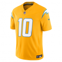 Justin Herbert Los Angeles Chargers Nike Alternate Charger Power Vapor F.U.S.E. Limited Jersey Gold