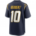 Justin Herbert Los Angeles Chargers Nike Alternate Game Jersey Navy