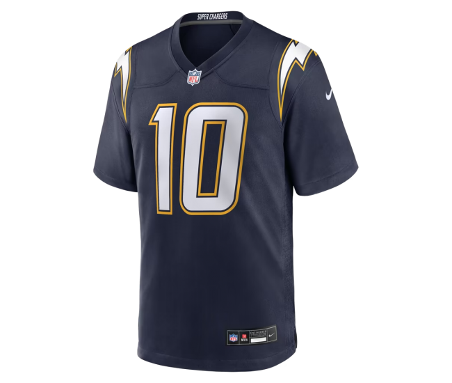 Justin Herbert Los Angeles Chargers Nike Alternate Super Chargers Game Player Jersey Navy