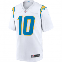 Justin Herbert Los Angeles Chargers Nike Game Jersey White