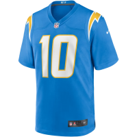 Justin Herbert Los Angeles Chargers Nike Player Game Jersey Powder Blue