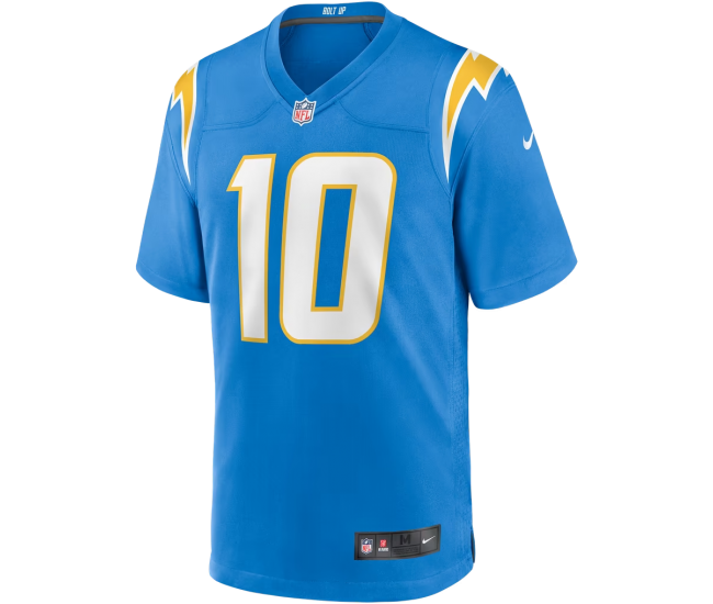 Justin Herbert Los Angeles Chargers Nike Player Game Jersey Powder Blue