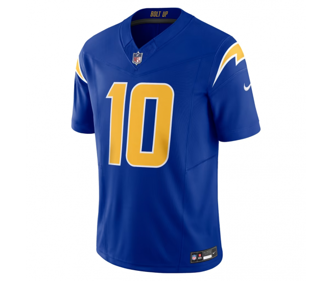 Justin Herbert Los Angeles Chargers Nike Vapor F.U.S.E. Limited Jersey Royal