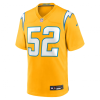 Khalil Mack Los Angeles Chargers Nike Alternate Charger Power Game Player Jersey Gold