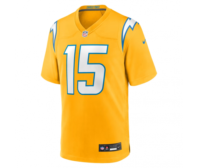 Ladd McConkey Los Angeles Chargers Nike Alternate Charger Power Game Player Jersey Gold