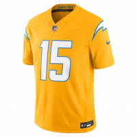 Ladd McConkey Los Angeles Chargers Nike Alternate Charger Power Vapor F.U.S.E. Limited Jersey Gold