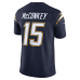 Ladd McConkey Los Angeles Chargers Nike Alternate Super Chargers Vapor F.U.S.E. Stitched Limited Jersey Navy