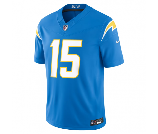 Ladd McConkey Los Angeles Chargers Nike Team Vapor F.U.S.E. Stitched Limited Jersey Powder Blue