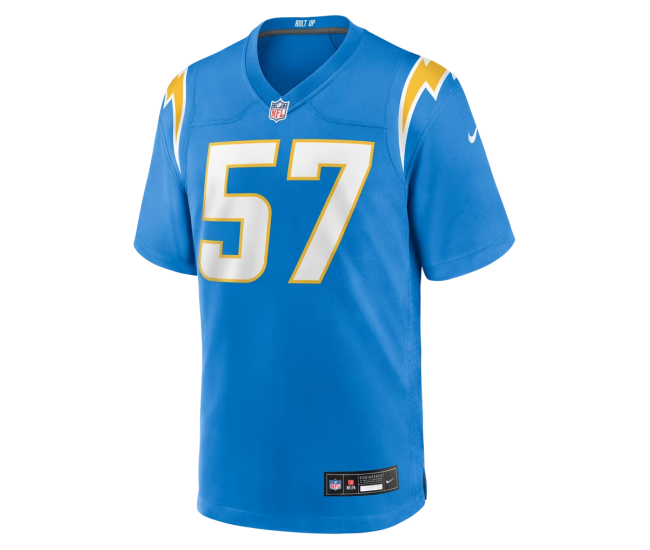 Lander Barton Los Angeles Chargers Nike Team Game Jersey Powder Blue