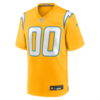 Los Angeles Chargers Nike Alternate Charger Power Game Custom Jersey Gold