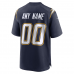 Los Angeles Chargers Nike Alternate Super Chargers Game Custom Jersey Navy
