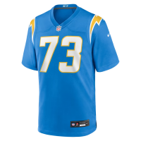 Mekhi Becton Los Angeles Chargers Nike Team Game Jersey Powder Blue