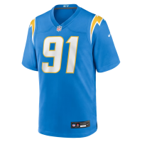 Nick Barrett Los Angeles Chargers Nike Team Game Jersey Powder Blue