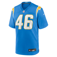 Nikko Reed Los Angeles Chargers Nike Team Game Jersey Powder Blue