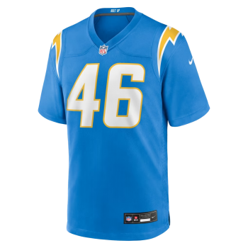 Nikko Reed Los Angeles Chargers Nike Team Game Jersey Powder Blue