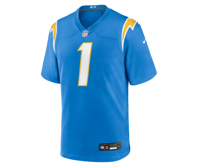 Number 1 Dad Los Angeles Chargers Nike Game Jersey Powder Blue