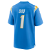 Number 1 Dad Los Angeles Chargers Nike Game Jersey Powder Blue