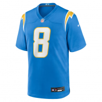 Omarion Hampton Los Angeles Chargers Nike Game Player Jersey Powder Blue
