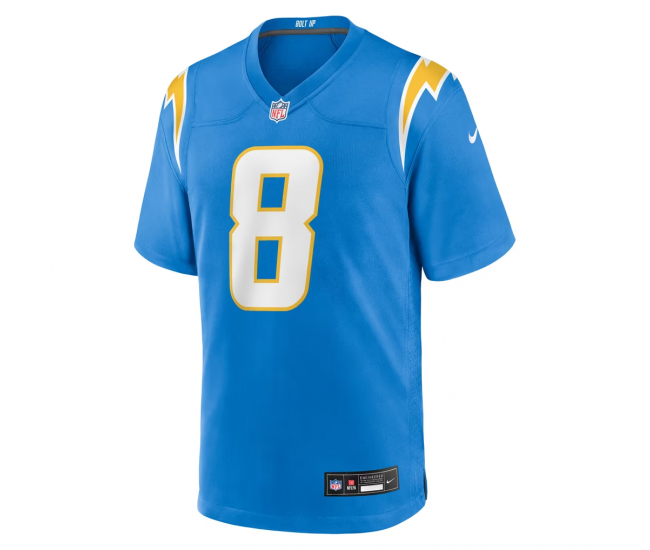 Omarion Hampton Los Angeles Chargers Nike Game Player Jersey Powder Blue