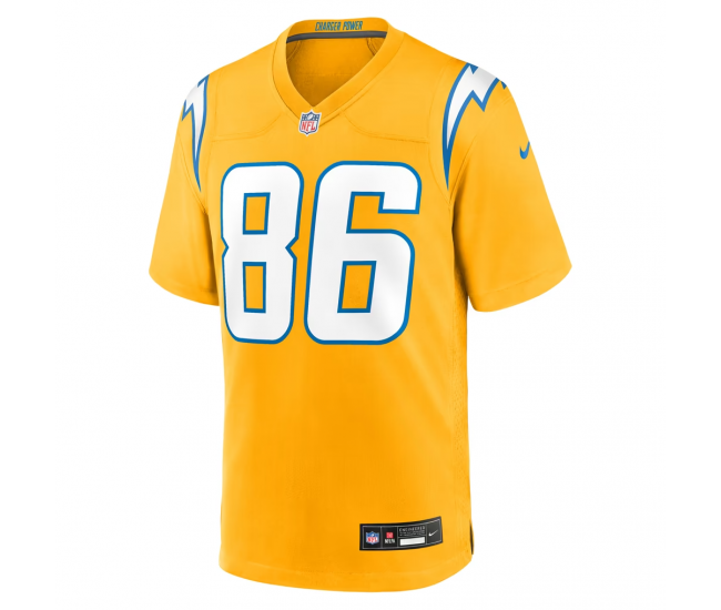 Oronde Gadsden Los Angeles Chargers Nike Alternate Charger Power Game Jersey Gold