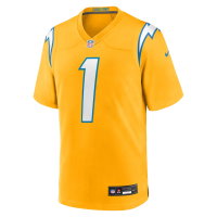 Quentin Johnston Los Angeles Chargers Nike Alternate Charger Power Game Player Jersey Gold