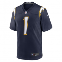 Quentin Johnston Los Angeles Chargers Nike Alternate Super Chargers Game Player Jersey Navy