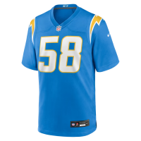 Tae Crowder Los Angeles Chargers Nike Team Game Jersey Powder Blue