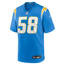 Tae Crowder Los Angeles Chargers Nike Team Game Jersey Powder Blue Tae Crowder Los Angeles Chargers Nike Team Game Jersey Powder Blue