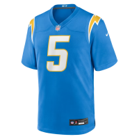 Trey Lance Los Angeles Chargers Nike Team Game Jersey Powder Blue