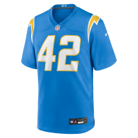 Tucker Fisk Los Angeles Chargers Nike Team Game Jersey Powder Blue