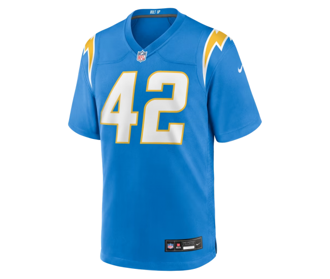 Tucker Fisk Los Angeles Chargers Nike Team Game Jersey Powder Blue