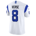 Jared Verse Los Angeles Rams Nike Alternate Fearsome White Vapor F.U.S.E. Stitched Limited Jersey White