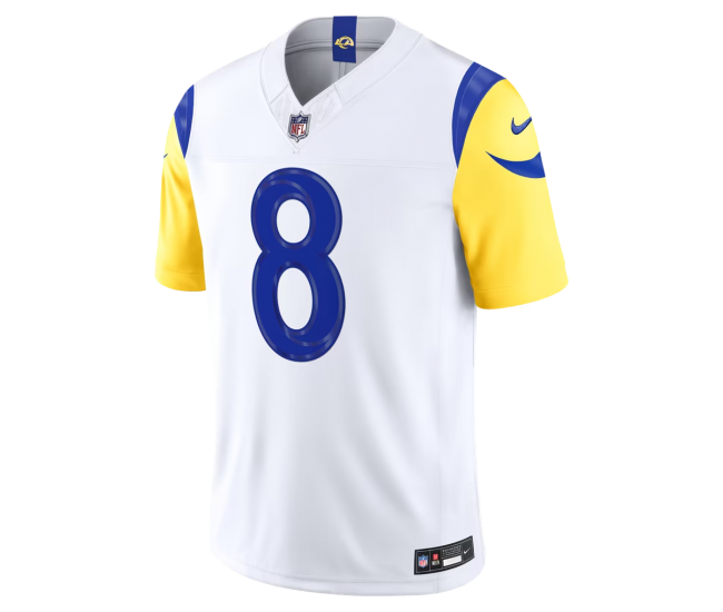 Jared Verse Los Angeles Rams Nike Vapor F.U.S.E. Stitched Limited Jersey White