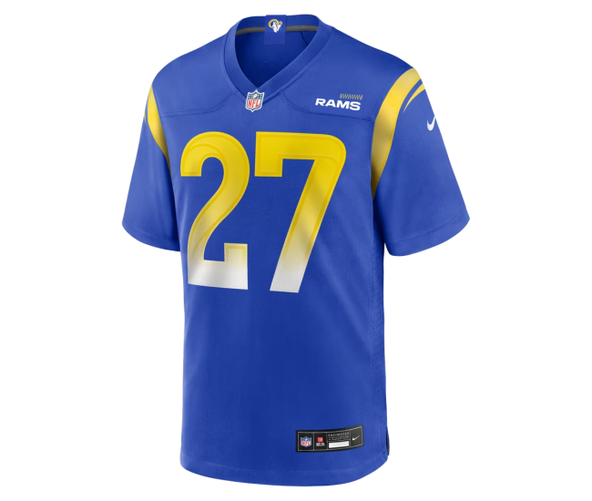 Jarquez Hunter Los Angeles Rams Nike Team Game Jersey Royal