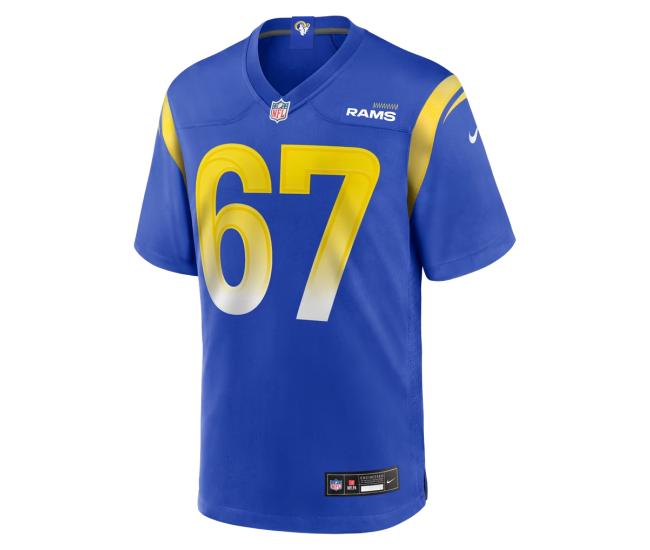 Justin Dedich Los Angeles Rams Nike Game Jersey Royal