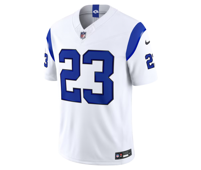 Kyren Williams Los Angeles Rams Nike Fearsome White Vapor F.U.S.E. Stitched Limited Jersey