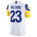 Kyren Williams Los Angeles Rams Nike Vapor F.U.S.E. Stitched Limited Jersey White