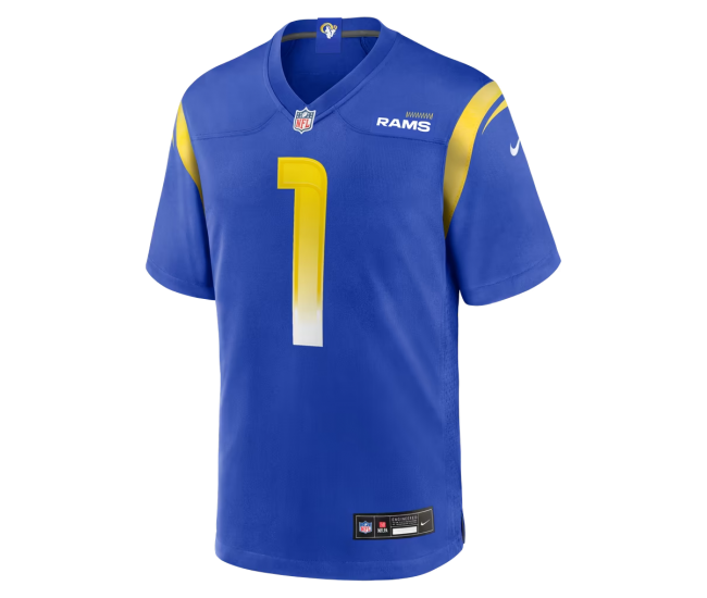 Number 1 Dad Los Angeles Rams Nike Game Jersey Royal
