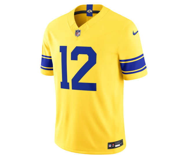 Puka Nacua Los Angeles Rams Nike Classic Sol Vapor F.U.S.E. Stitched Limited Jersey