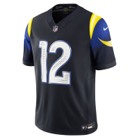 Puka Nacua Los Angeles Rams Nike Rivalries Collection Stitched Limited Jersey Dark Blue