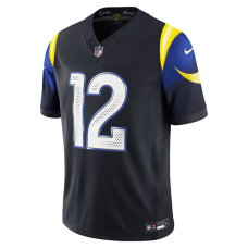 Puka Nacua Los Angeles Rams Nike Rivalries Collection Stitched Limited Jersey Dark Blue Puka Nacua Los Angeles Rams Nike Rivalries Collection Stitched Limited Jersey Dark Blue