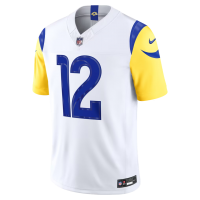 Puka Nacua Los Angeles Rams Nike Vapor F.U.S.E. Stitched Limited Jersey White