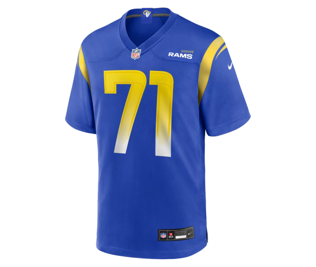 Warren McClendon Jr. Los Angeles Rams Nike Team Game Jersey Royal